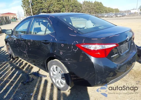 2016 Toyota Corolla Le z USA, uszkodzony, nr VIN 2T1BURHE1GC709960